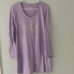 New without tags Medium Purple Victorias Secret Nightgown Sleeshirt